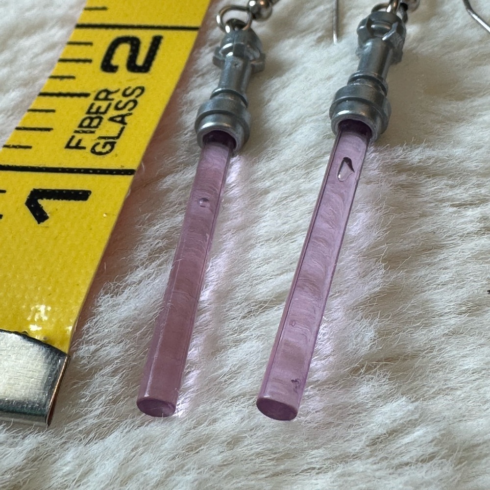 Lego Lightsabre Earrings - Picture 6 of 6